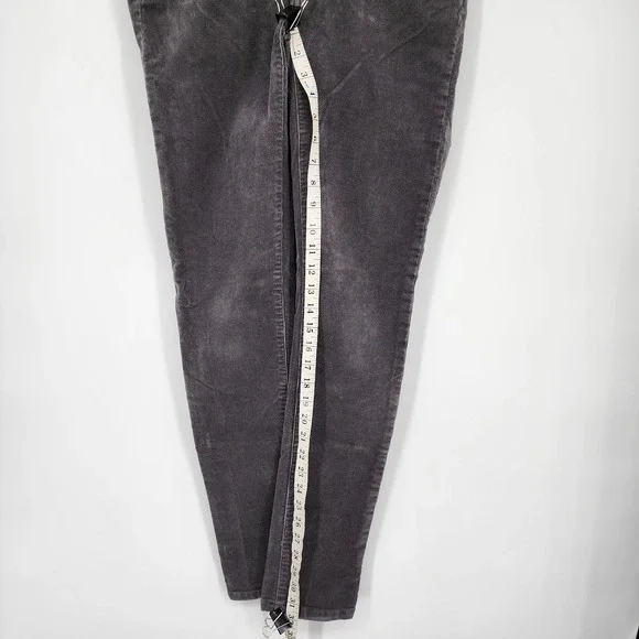 Patagonia Fitted Corduroy Pants‎ Women 29x32 Gray Stretch 5 Pocket Cotton READ - Picture 4 of 10